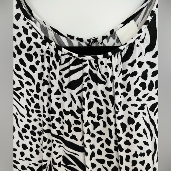 H&M mixed animal print midi dress. Size M - Picture 5 of 6